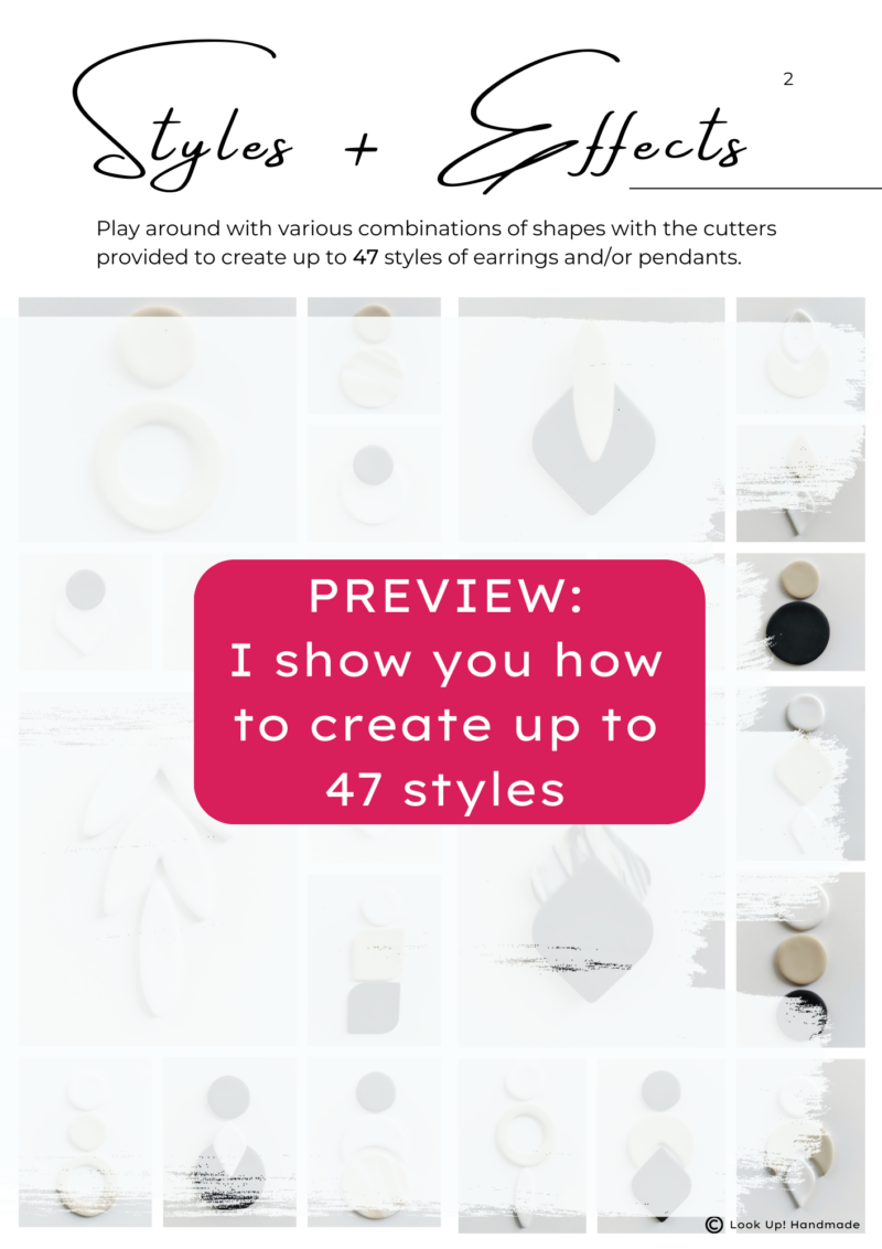 Maker's Guide PDF: Polymer Clay Jewelry - Image 3